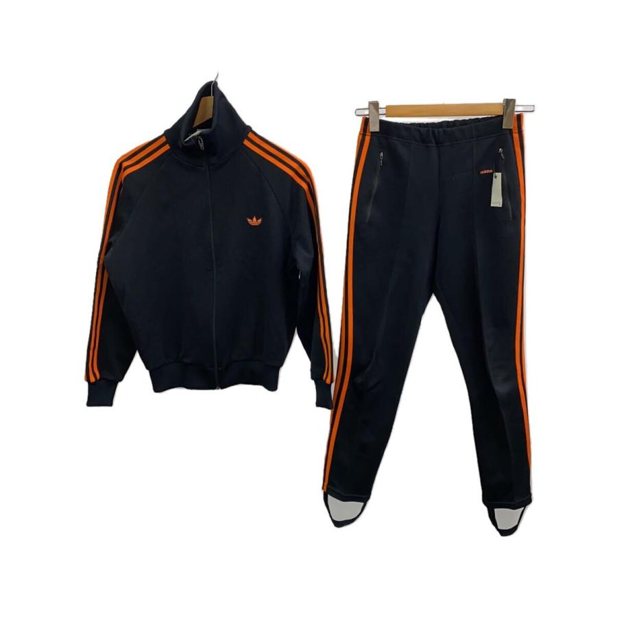 adidas ADS-4F ジャージ 2号 セットアップ ジャージ adidas◇ジャージ/2/コットン/BLK/ADS-4F/デサント製