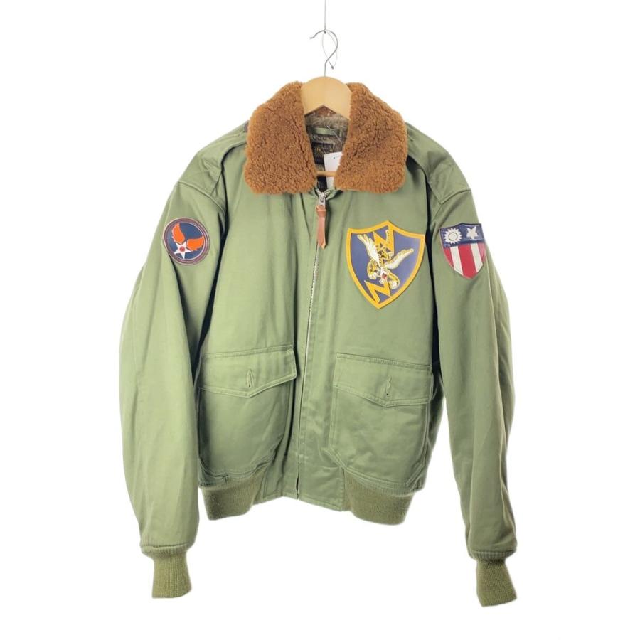 SESSLER MFG◇フライトジャケット/40/コットン/KHK/B-10 : セカンド
