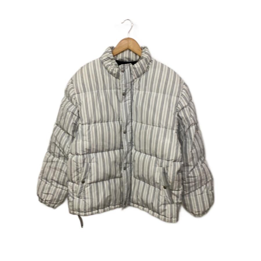 STUSSY ストライプダウンジャケット M STUSSY（ステューシー）の「Stripe Down Puffer Jacket（ダウン