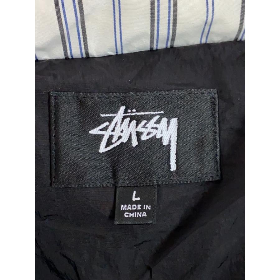 STUSSY ストライプダウンジャケット M STUSSY◇ダウンジャケット/L/ポリエステル/ストライプ : セカンド