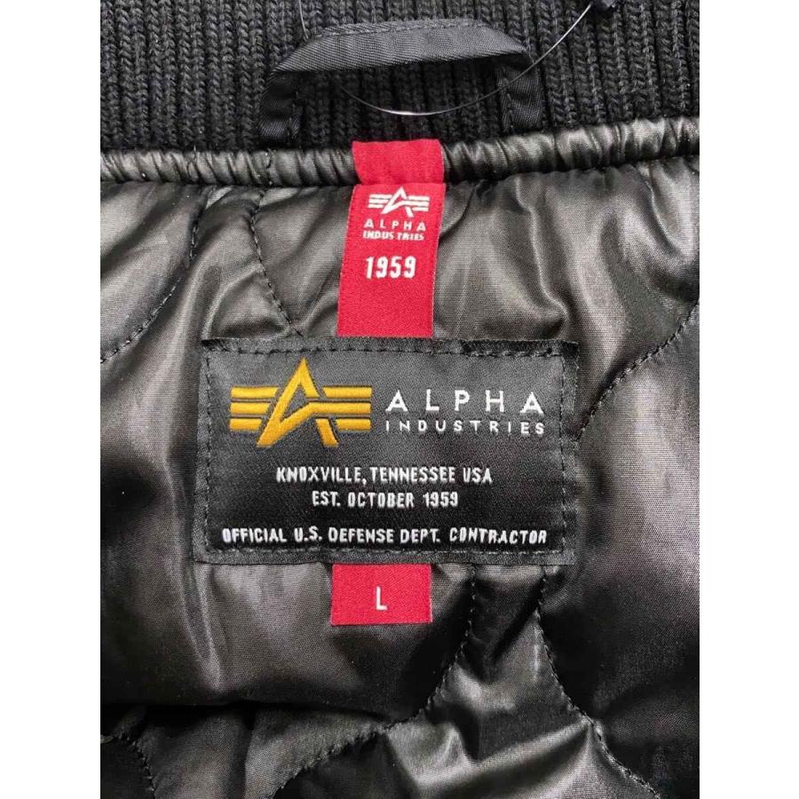 ★最終値下げ★ 【限定品】ALPHA INDUSTRIESフライトジャケット ALPHA INDUSTRIES◇フライトジャケット/L/ポリエステル/BLK/TA1716-001