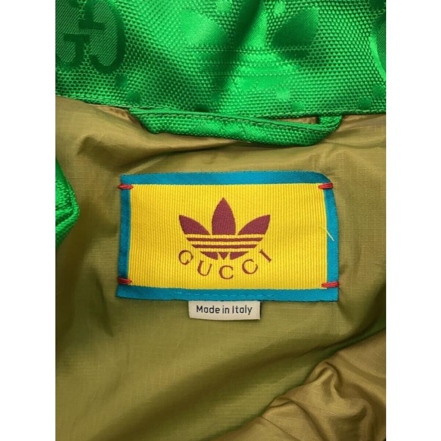 GUCCI◇ジャケット/54/ナイロン/アディダスコラボ GG ハーフジップ 