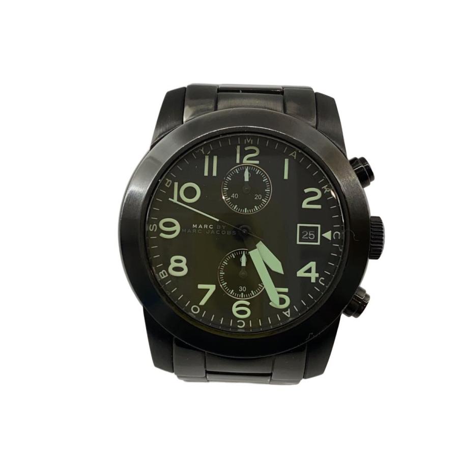 MARC BY JACOBS◇クォーツ腕時計/アナログ/BLK/BLK/MBM5032 : セカンド 