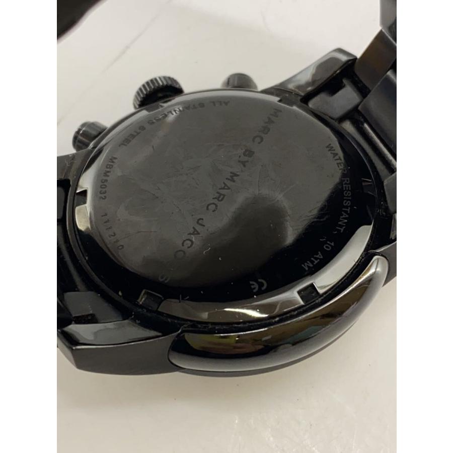 MARC BY JACOBS◇クォーツ腕時計/アナログ/BLK/BLK/MBM5032 : セカンド 