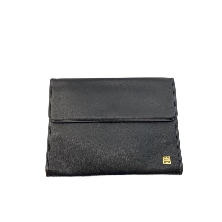 GIVENCHY◇セカンドバッグ/レザー/BLK/無地 : セカンドストリートYahoo