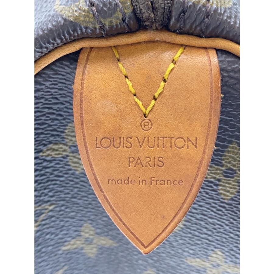 LOUIS VUITTON◆1)スピーディ35_モノグラム・キャンバス/PVC/BRW_4