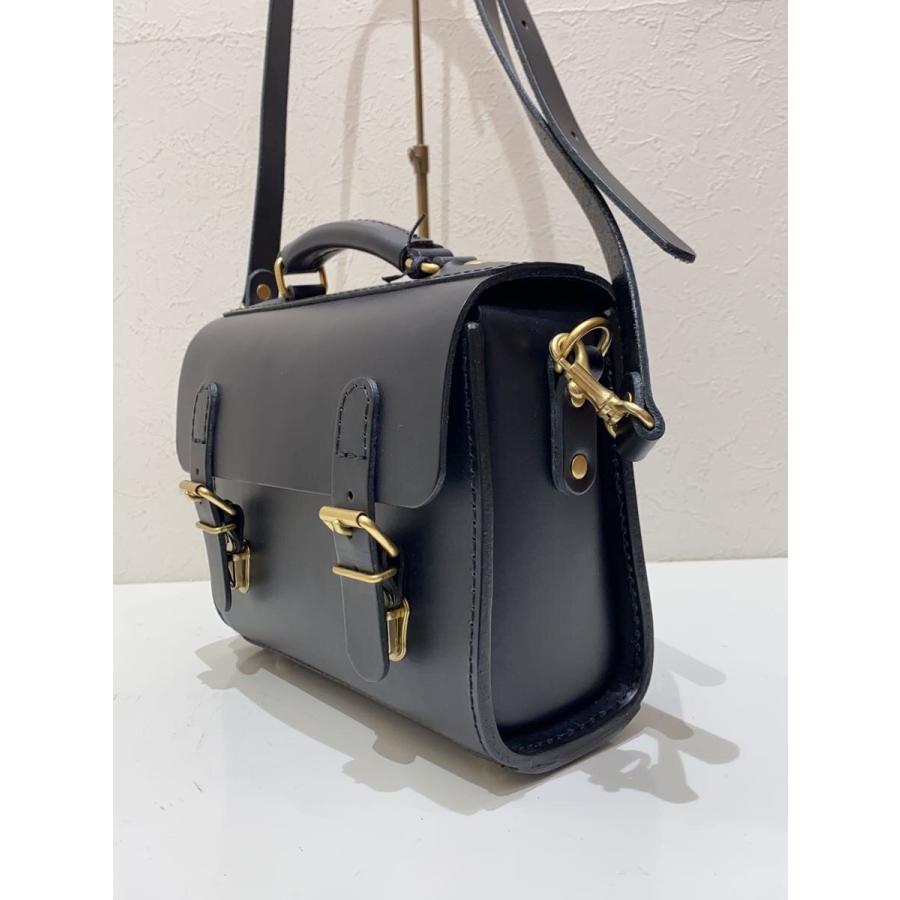 HERZ◇樽型ショルダーバッグ/2way/レザー/BLK// : セカンドストリート