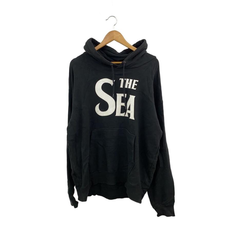 WIND AND SEA◇パーカー/XL/コットン/BLK/THE SEA HOODIE : セカンド