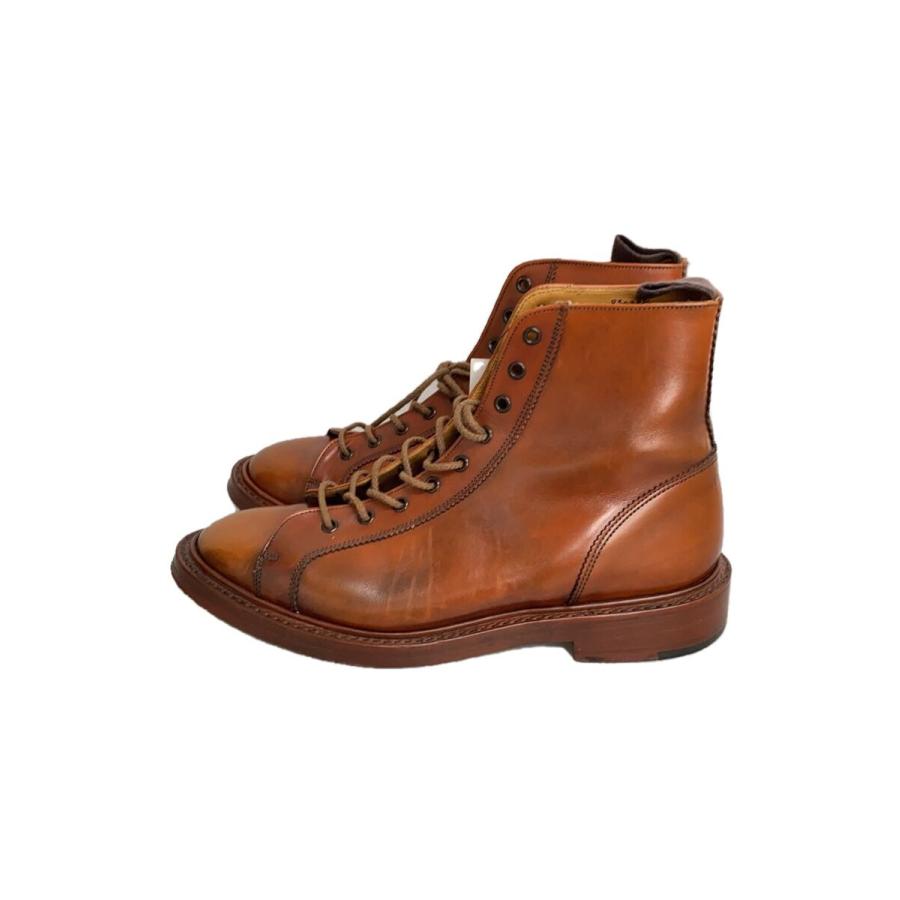 Tricker's◇レースアップブーツ/モンキーブーツUK7.5/BRW/レザー