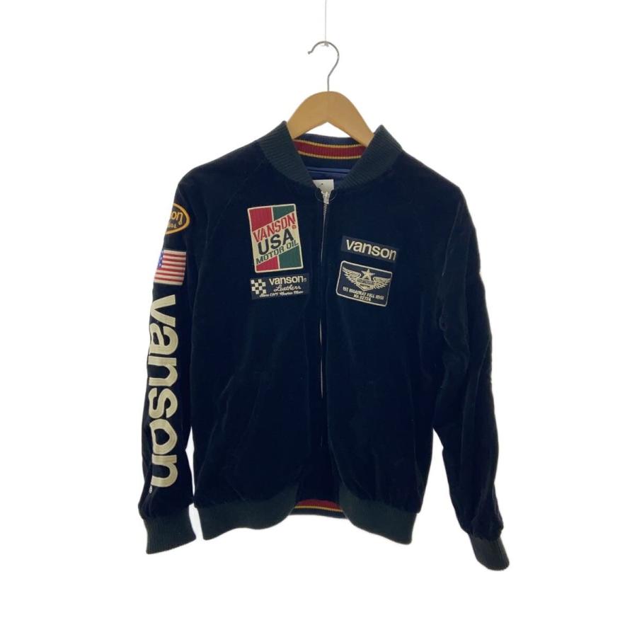 VANSON◇スカジャン/M/コットン/NVY/NVJK-809 : セカンドストリート