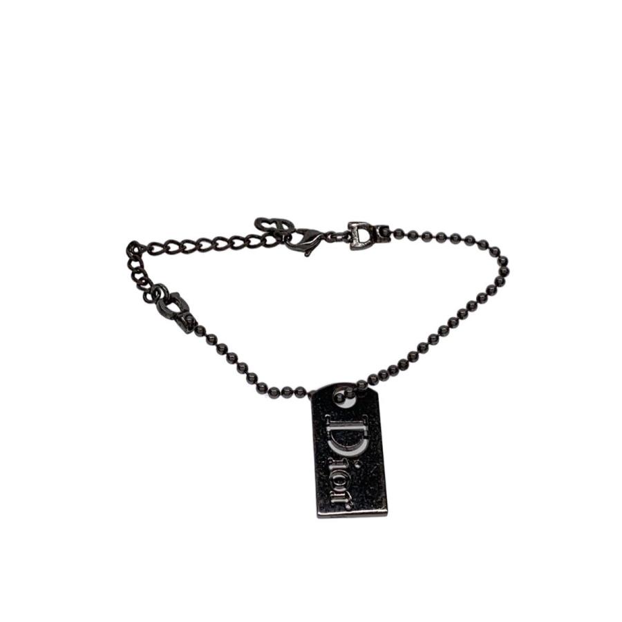 Christian Dior 美品 ロゴプレートレディースブレスレット Christian Dior◇ブレスレット/--/SLV/レディース/ロゴプレート