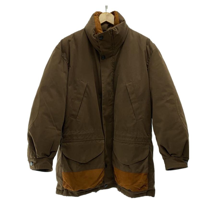 NAUTICA◇ダウンジャケット/--/コットン/BRW/無地/RN67835 NAUTICA◇ダウンジャケット/--/コットン/BRW/無地/RN67835