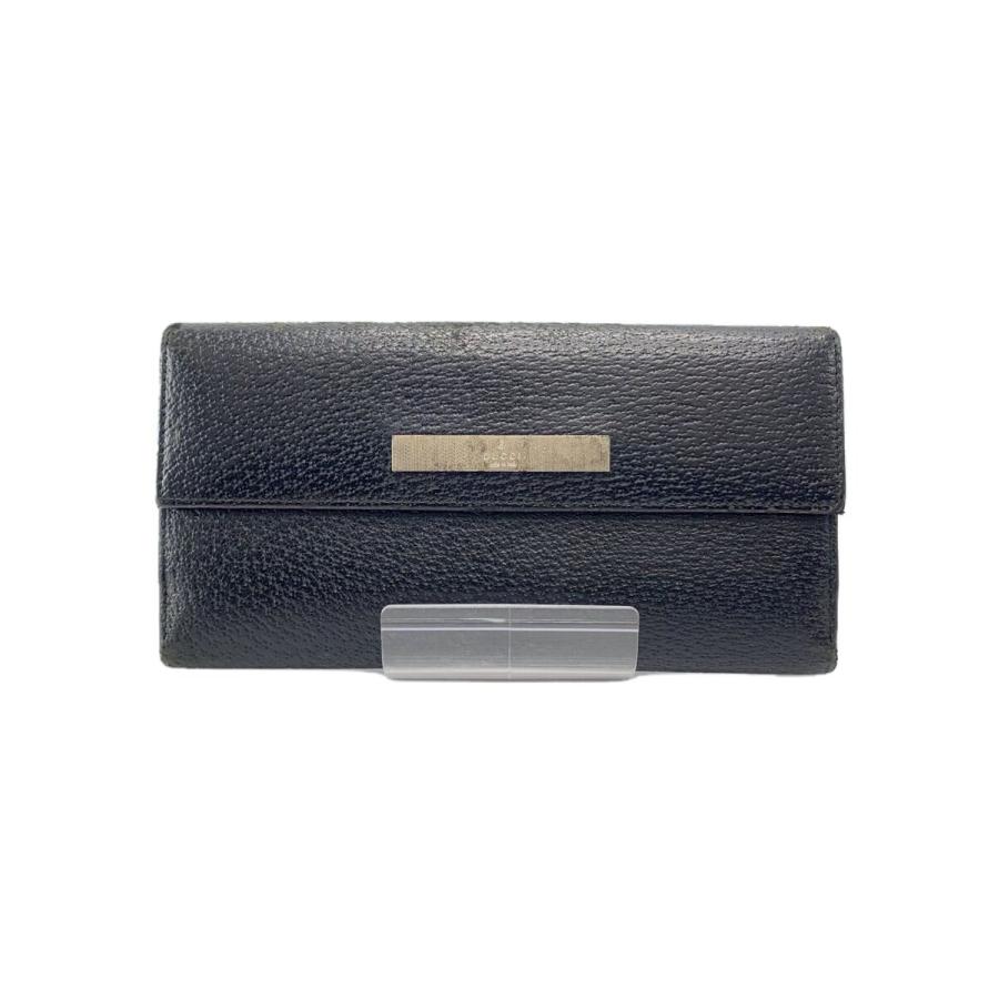 GUCCI◇長財布/レザー/BLK/メンズ : セカンドストリートYahoo!店