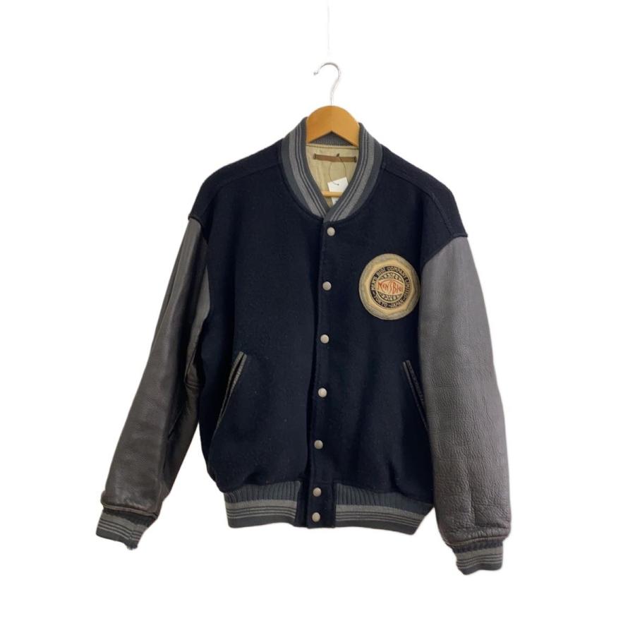 MEN'S BIGI◇JM-1A53/80s/スタジャン/M/コットン/BLK// : セカンド
