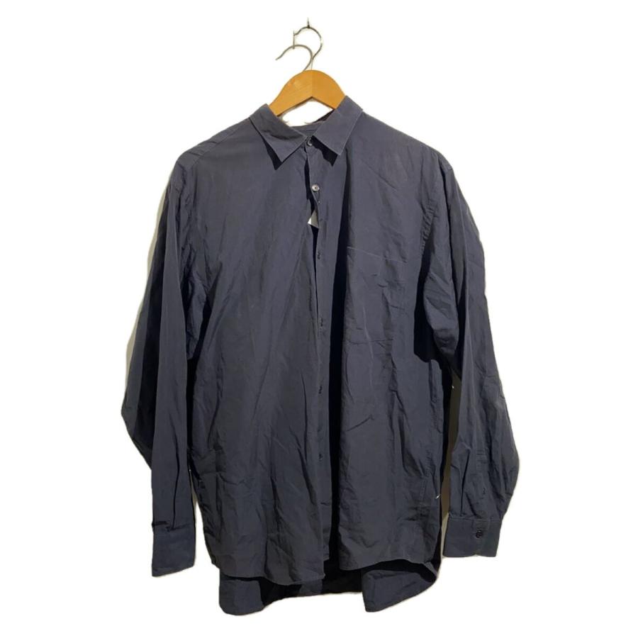 COMOLI◇23aw/長袖シャツ/2/コットン/BLK/y03-02001// : セカンド