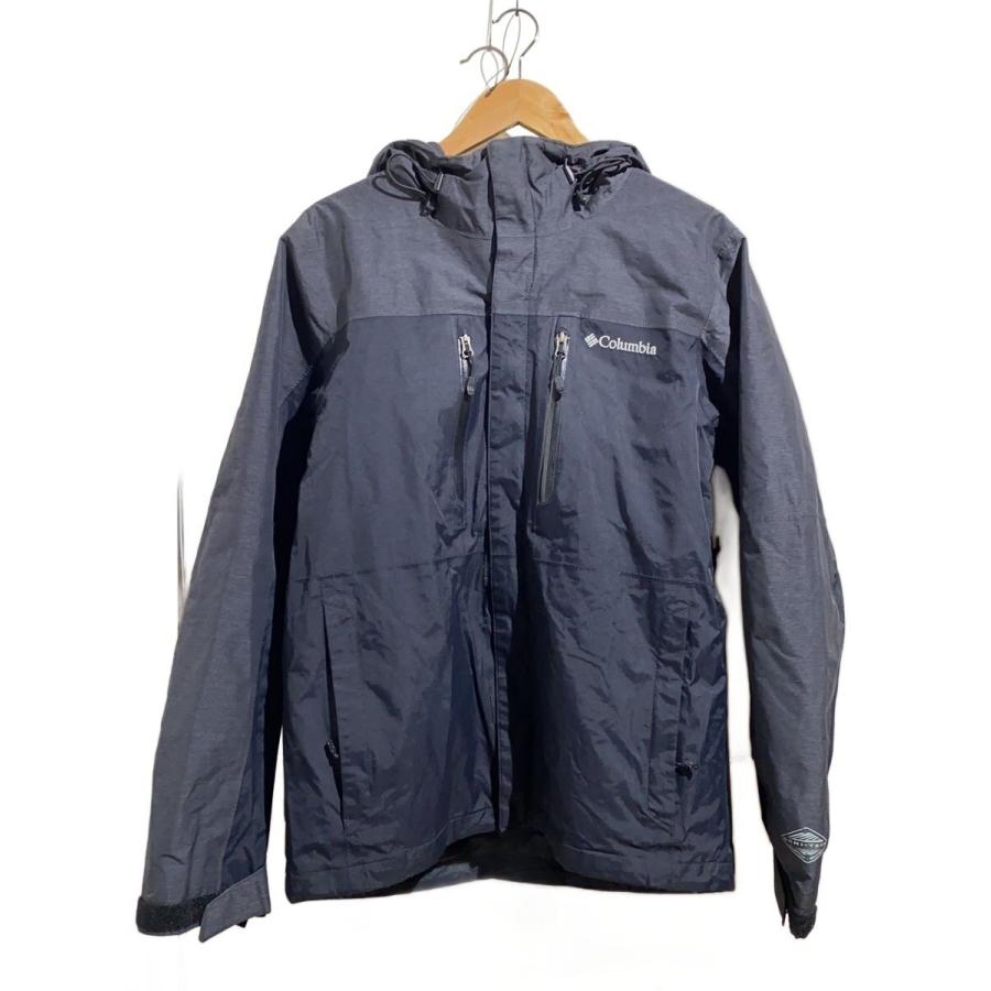 Columbia◇インバウンズ/OMNI-TECH/マウンテンパーカ/M/ナイロン/BLK