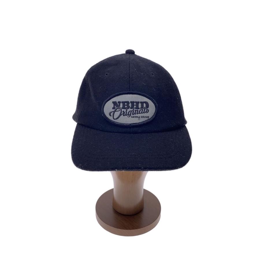 NEIGHBORHOOD◇23AW/MELTON DAD CAP/キャップ/FREE/ウール/BLK/メンズ