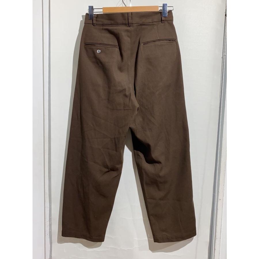 TTT_MSW◇2tuck chino pants/ボトム/M/ポリエステル/ブラウン