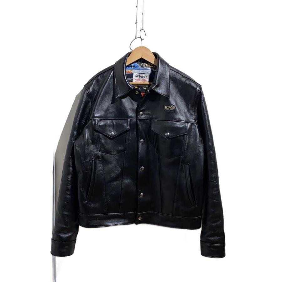 Lewis Leathers◇ジャケット/XL/レザー/BLK/無地/02251LB01