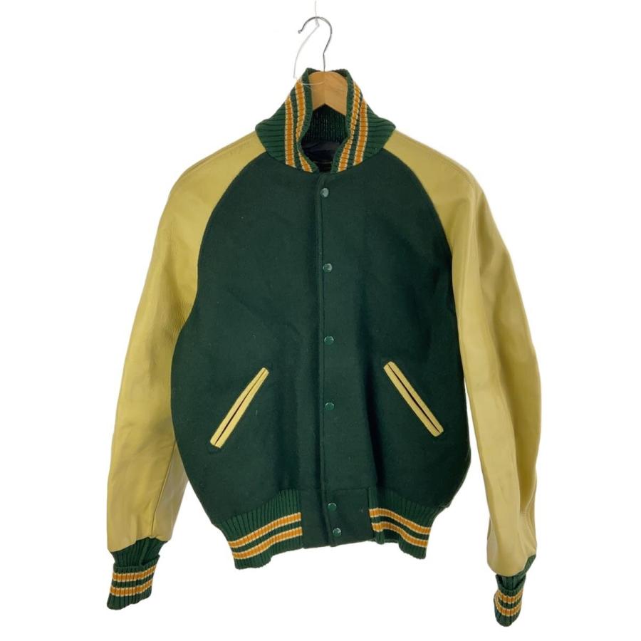 SKOOKUM◇スタジャン/40/ウール/GRN// : セカンドストリートYahoo!店 