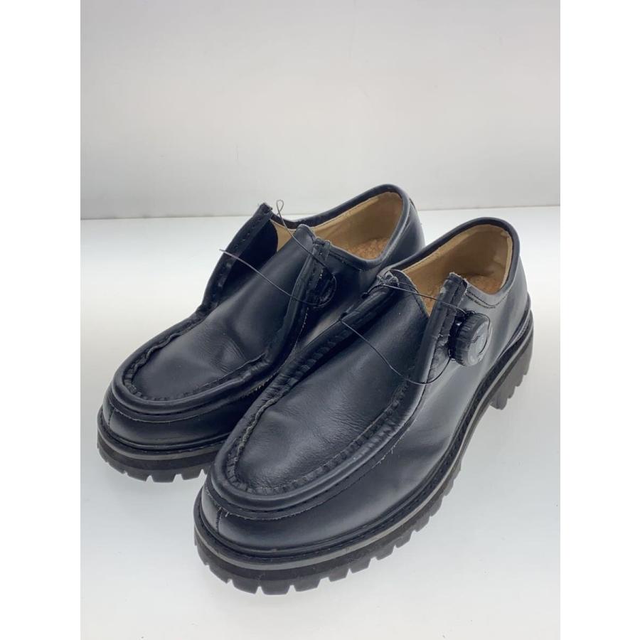 PG◇KNOCK BLACK LEATHER/シューズ/42/BLK/レザー : セカンド