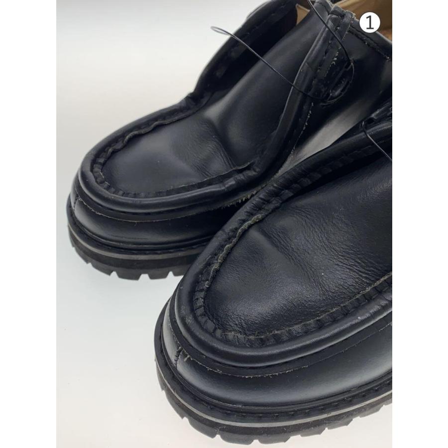 PG◇KNOCK BLACK LEATHER/シューズ/42/BLK/レザー : セカンド