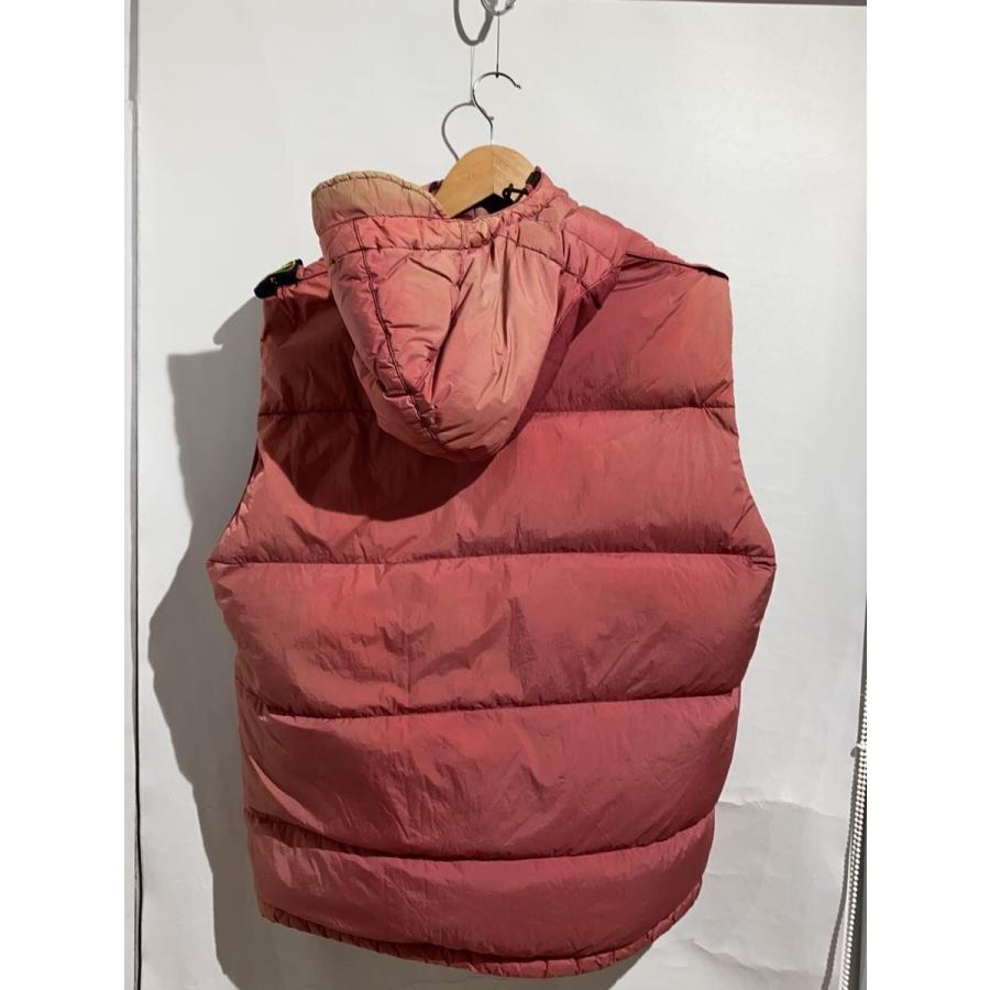 STONE ISLAND◇19FW/ガーメントダイ/ダウンベスト/XXL/ナイロン/RED