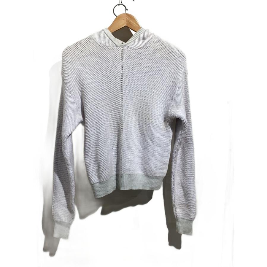 Alexander Wang◇ニット/パーカー/XS/コットン/GRY/ヨゴレ有KRBESM0123 
