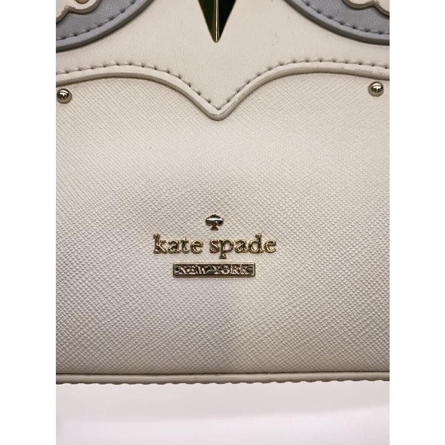 kate spade new york◇2WAY/ハンドバッグ/PVC/ホワイト/PXRU8339//