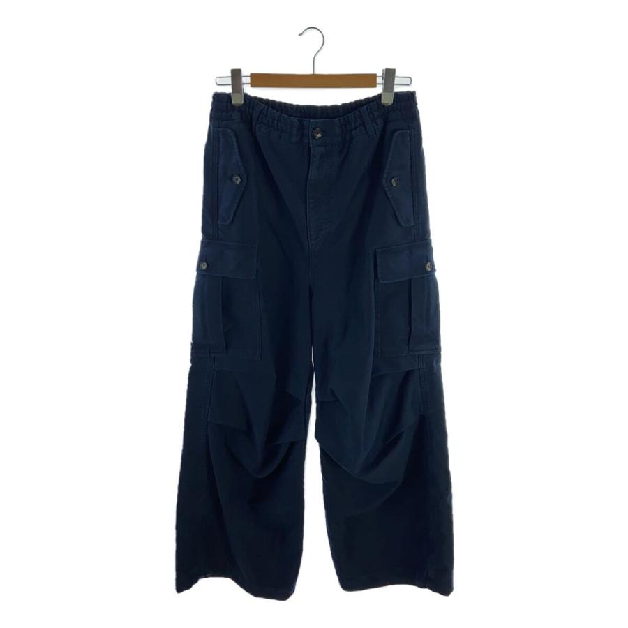 MARNI◇24AW/オーガニックモールスキン/カーゴパンツ/48/コットン/NVY