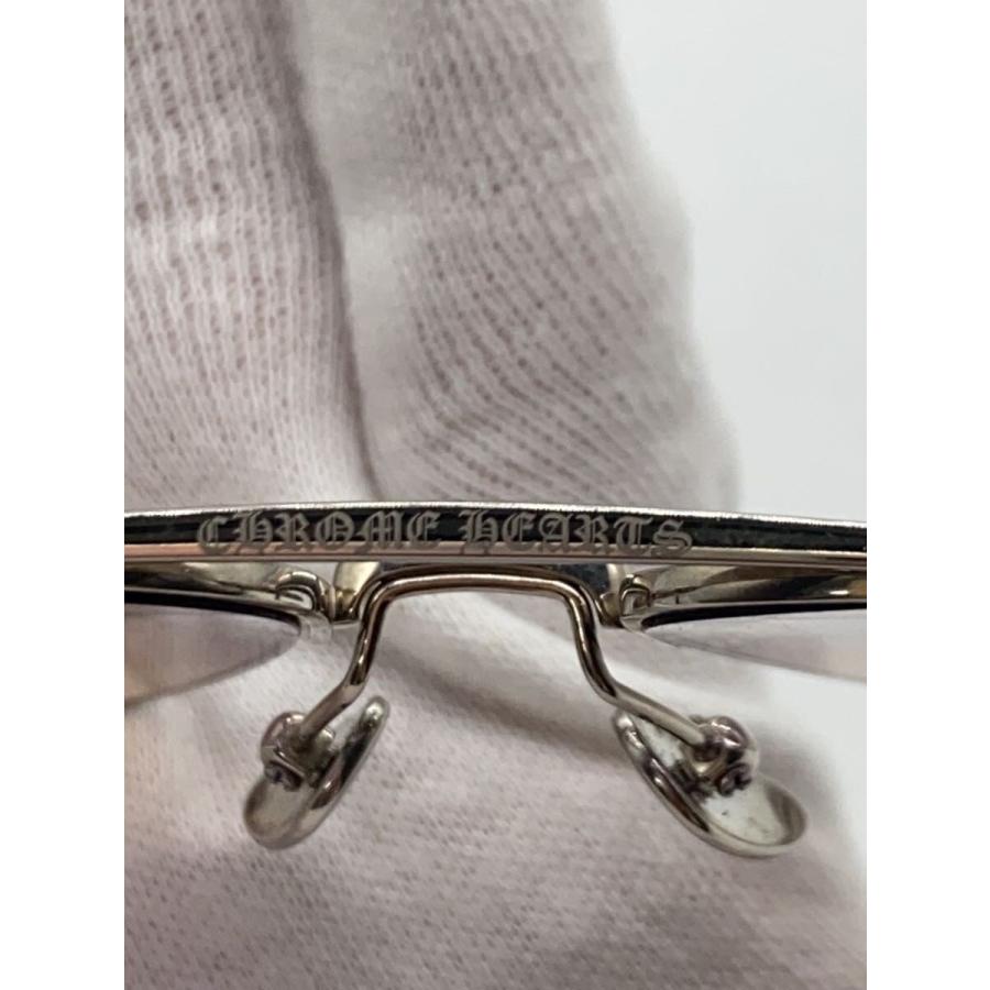 CHROME HEARTS◇STEPPIN BLU II/歪み有/サングラス/ティアドロップ/SLV