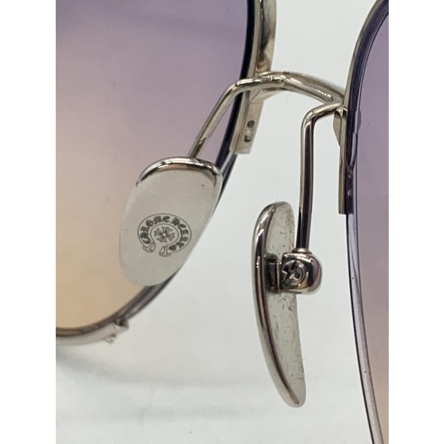 CHROME HEARTS◇STEPPIN BLU II/歪み有/サングラス/ティアドロップ/SLV