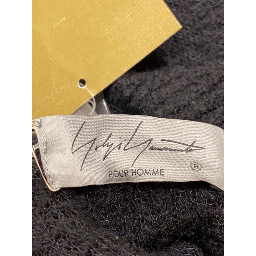 yohji yamamoto POUR HOMME◇8G KNOTTED KNIT WITH SIDE ZIP/3/ウール