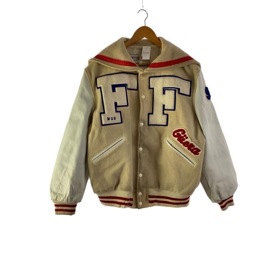 BUTWIN◇Vintage/80s〜/スタジャン セーラーカラー「Fワッペン」SIZE:L