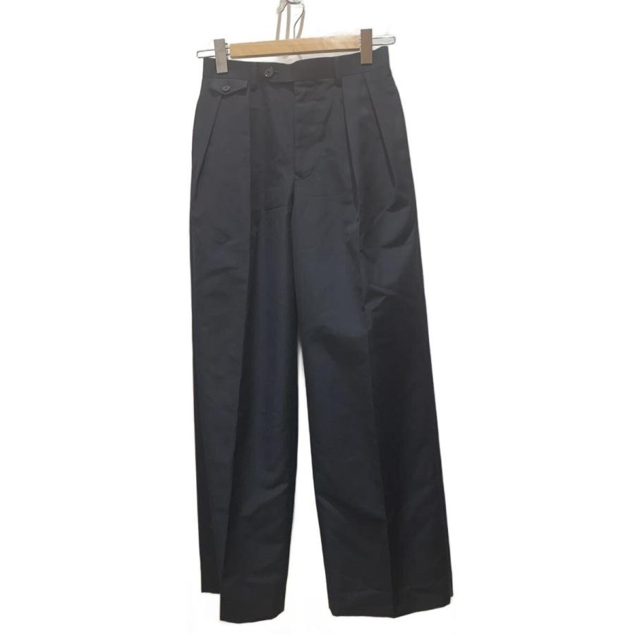 AURALEE TROPICAL WOOL KID MOHAIR SLACKS