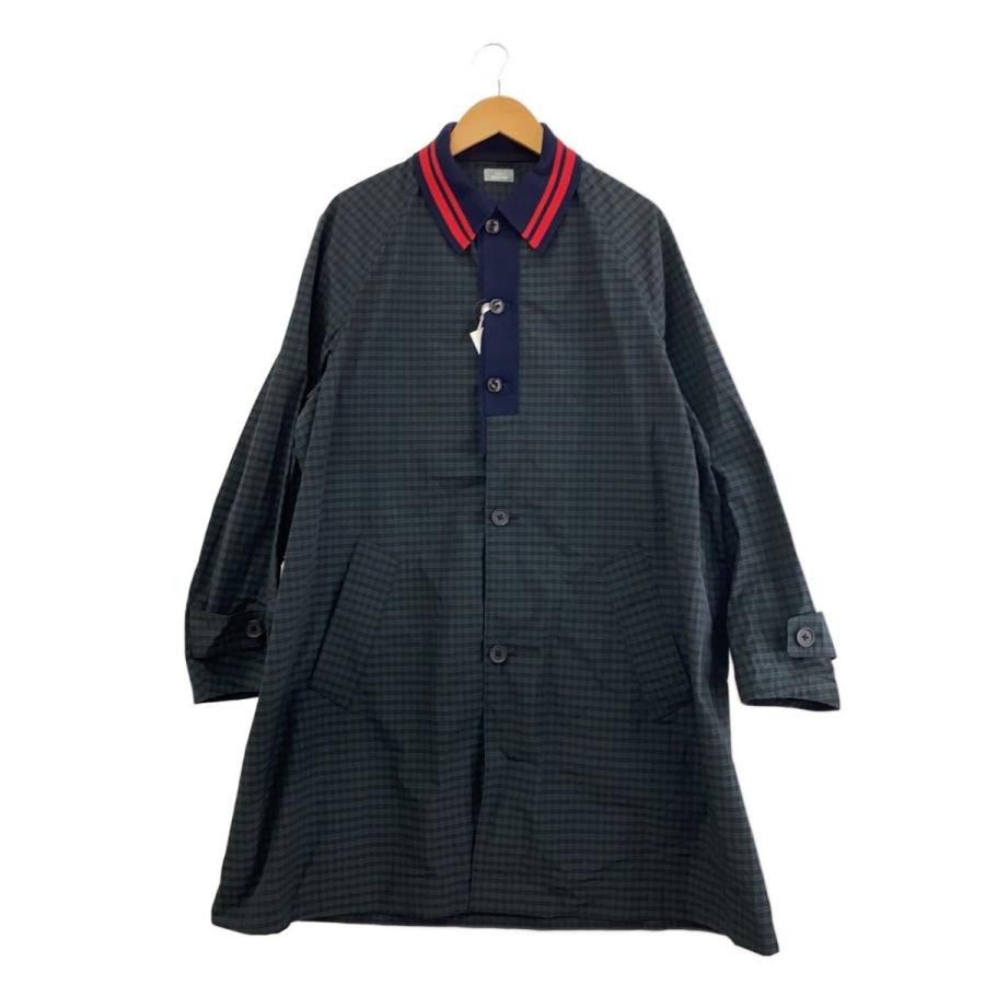kolor / BEACON◇コート/2/ナイロン/GRN/チェック/23SBM-C01136