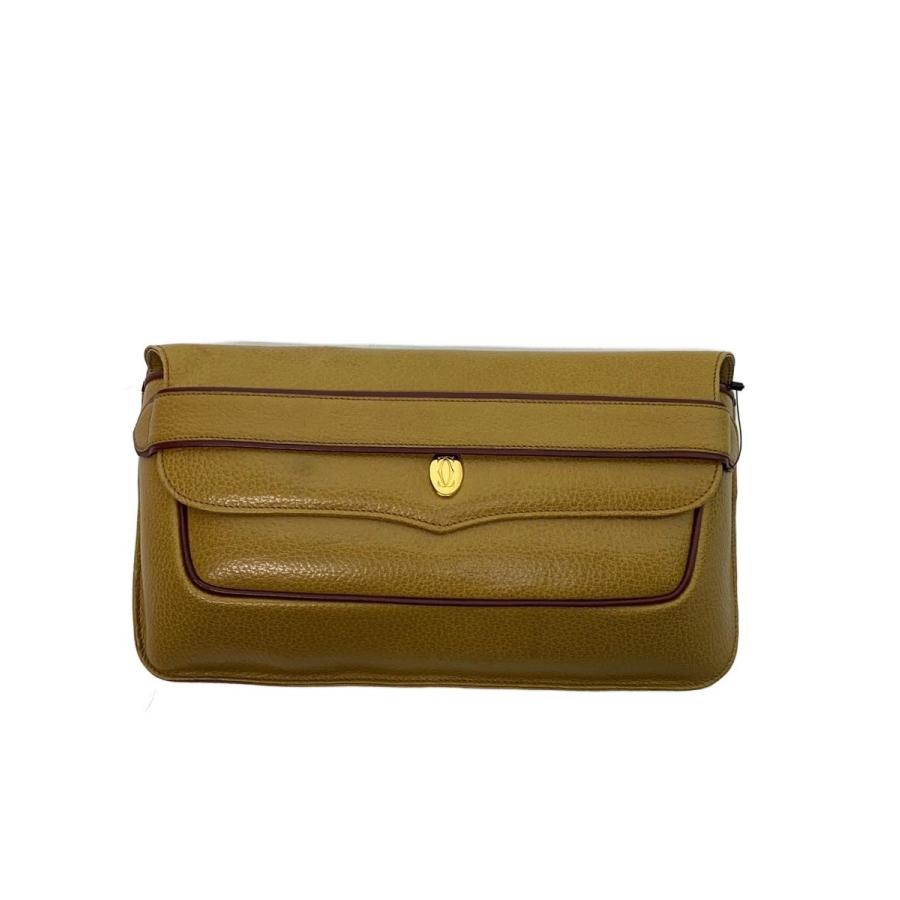 Cartier◇クラッチバッグ/レザー/CML : セカンドストリートYahoo!店 