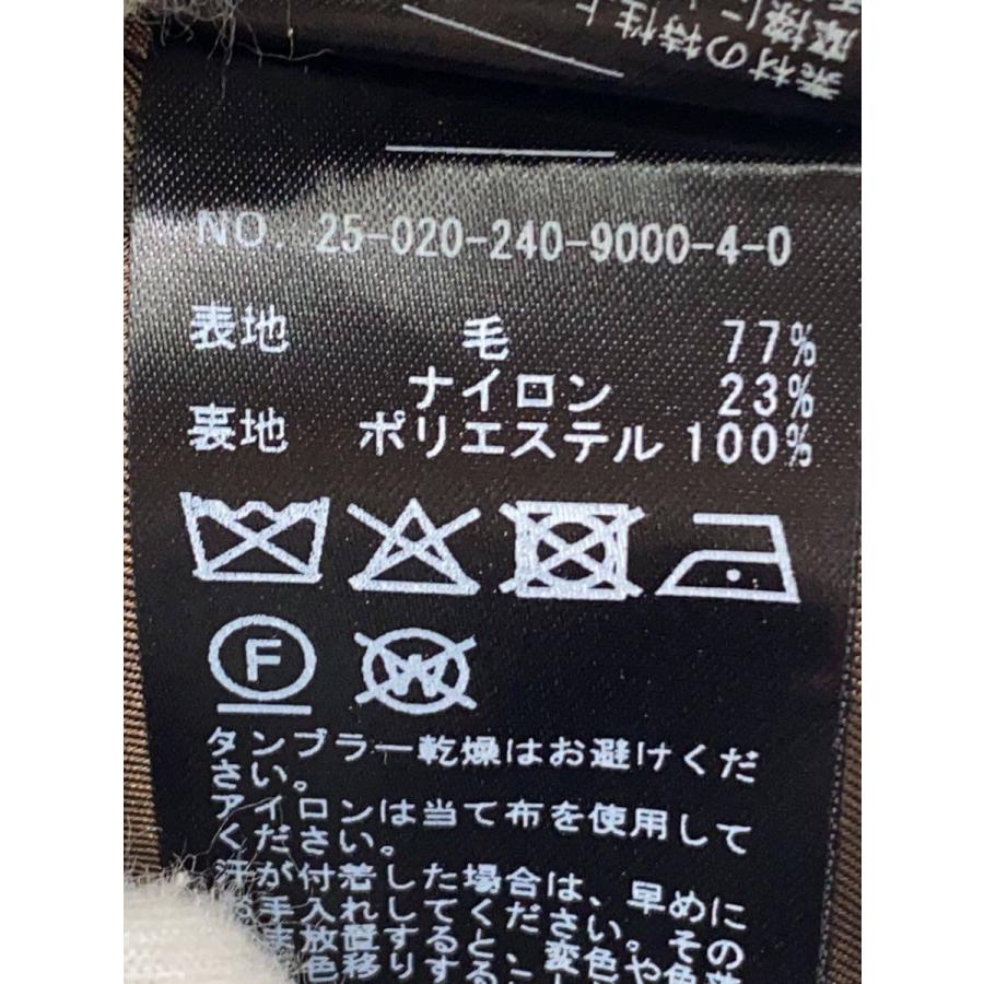 NOBLE◇25AWスタンドカラーオーバーコート/FREE/コットン/BRW/25-020