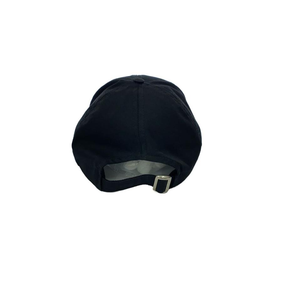 CELINE◇Triomphe base ball cap/キャップ/L/ポリエステル/BLK/メンズ