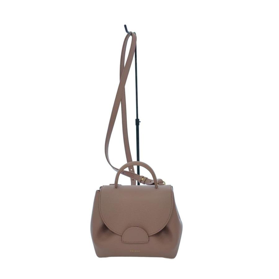 POLENE◇ショルダーバッグ/レザー/PNK/無地 : セカンドストリートYahoo