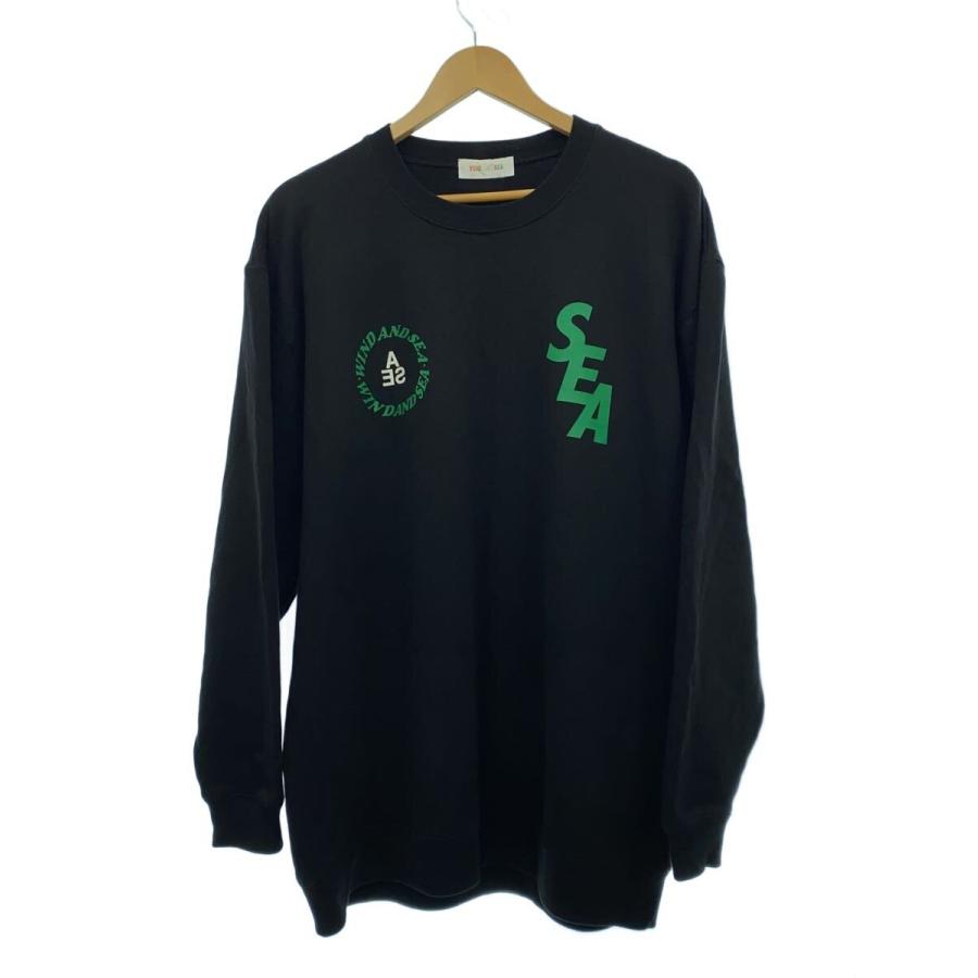 WIND AND SEA◇スウェット/XL/コットン/BLK : セカンドストリートYahoo