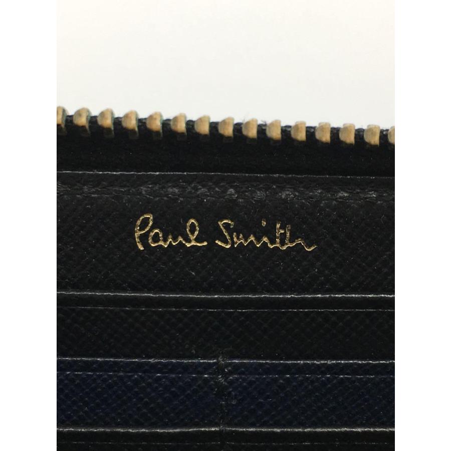 Paul Smith◆長財布/レザー/BLK/黒/無地/メンズ/PSC955/ポールスミス/表面傷有｜ssol-shopping｜03