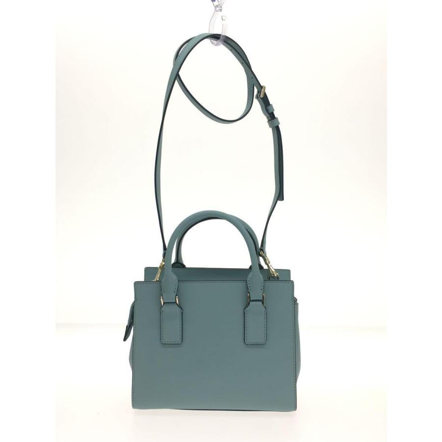 オンライン最安価格 kate spade new york◆ハンドバッグ/レザー/BLU/青/WKRU5847/ケイトスペードニューヨーク/持ち手汚れ有