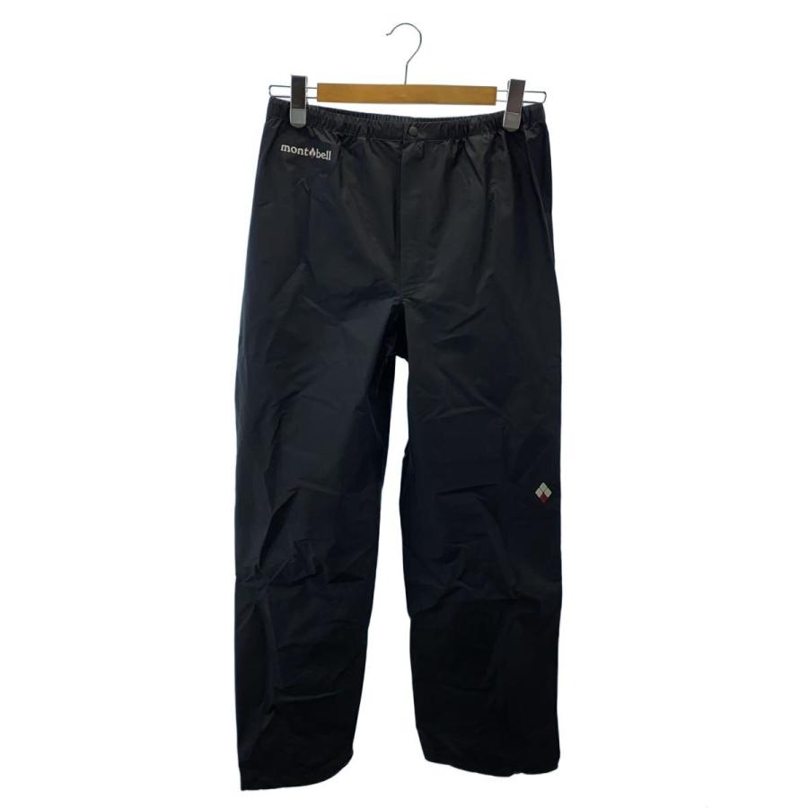 mont-bell◇ストームクルーザーレインパンツ/XL/ナイロン/BLK/無地