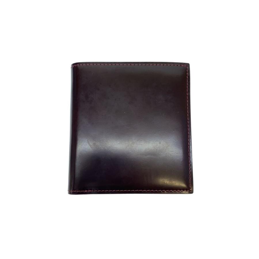 FLYING HORSE◇コードバン/2つ折り財布/レザー/BRD/無地/メンズ