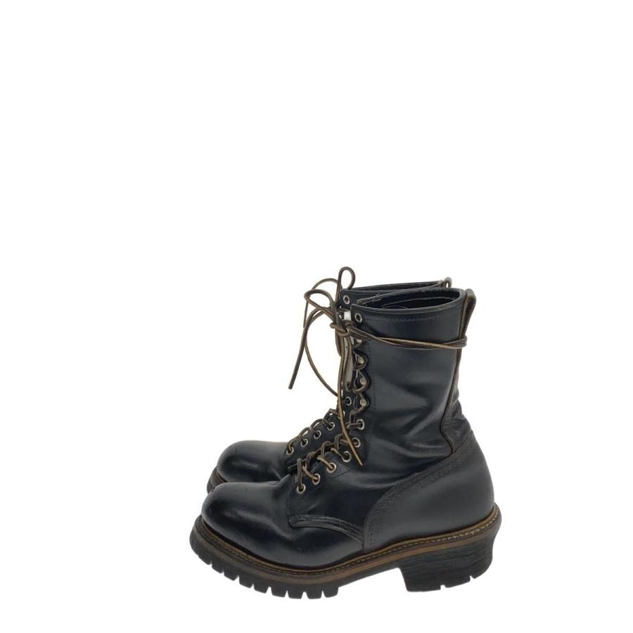 RED WING ロガーブーツ　人気のPT91 茶芯 ワークブーツ 27.5? 28? RED WING◇95年製造/PT91中期/茶芯/ロガーブーツ/US8.5/BLK/レザー