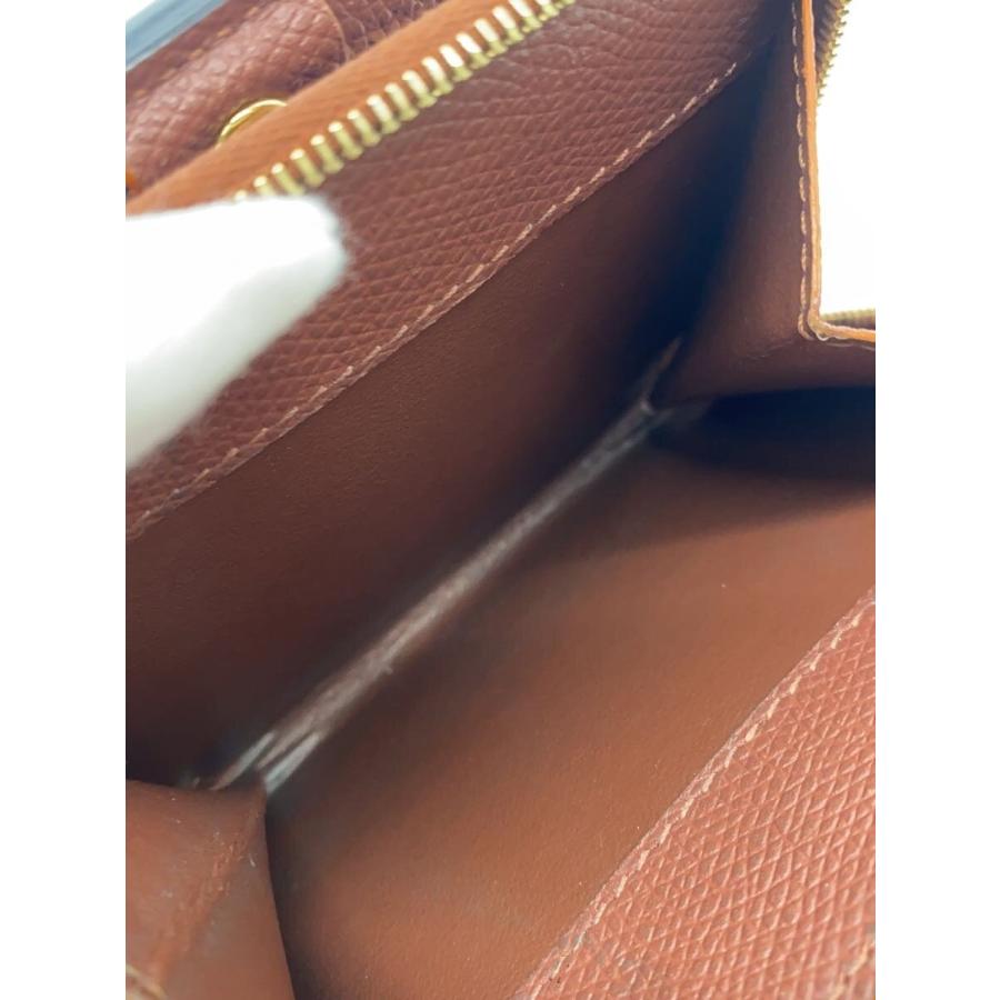 FENDI◇エフイズフェンディ/2つ折り財布/--/BRW/無地/レディース/スレ
