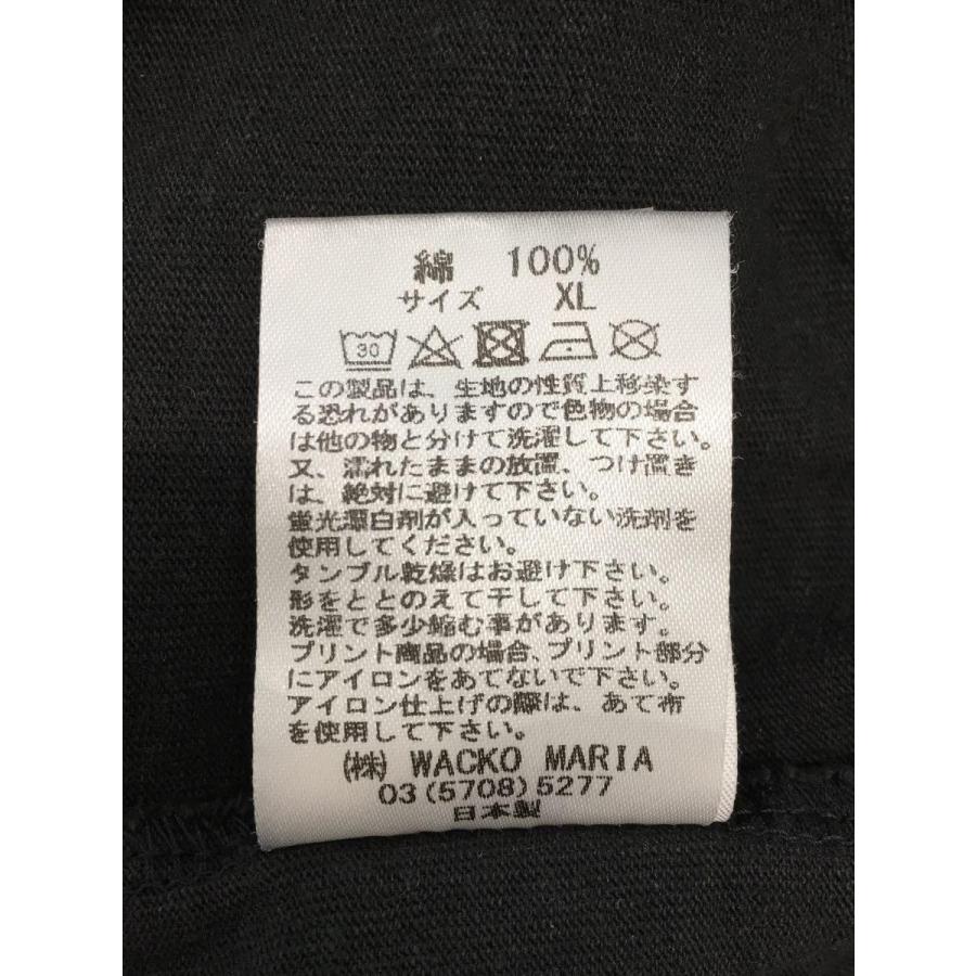 WACKO MARIA◆Tシャツ/アラビックロゴT/XL/コットン/BLK/無地｜ssol-shopping｜05