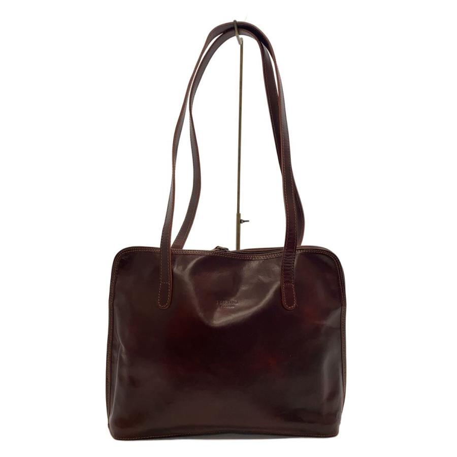 I MEDICI◆ショルダーバッグ/レザー/BRW/無地 | 