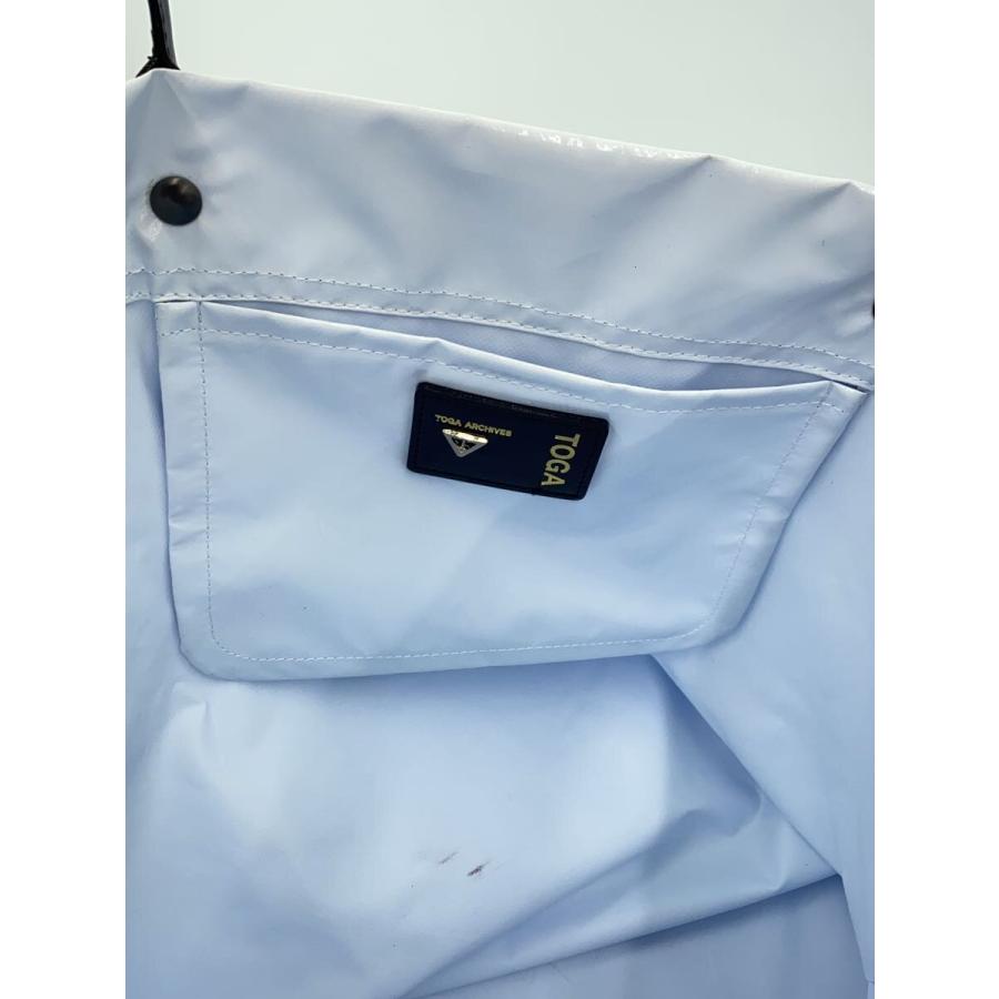 TOGA VIRILIS ARCHIVES◇Logo tote/トートバッグ/PVC/WHT// : セカンド